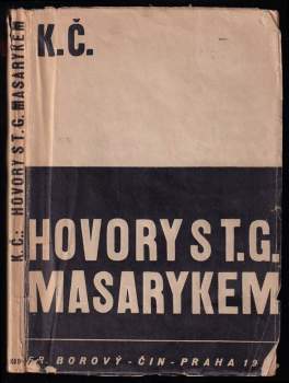 Hovory s T. G. Masarykem