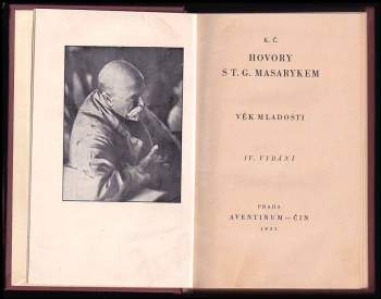Karel Čapek: Hovory s T.G. Masarykem
