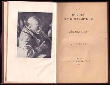 Karel Čapek: Hovory s T.G.Masarykem