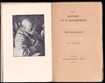 Karel Čapek: Hovory s T.G.Masarykem