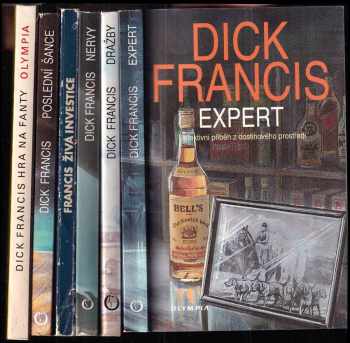KOMPLET Dick Francis 6X Poslední šance + Živá investice + Nervy + Dražby + Expert + Hra na fanty