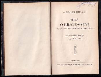 Arthur Conan Doyle: Hra o království