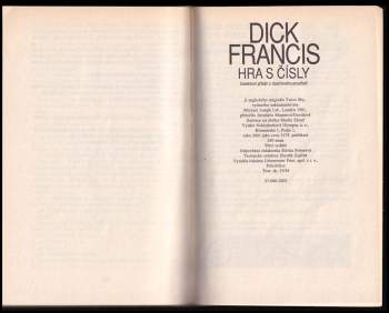 Dick Francis: Hra s čísly