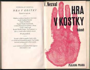 Vítězslav Nezval: Hra v kostky