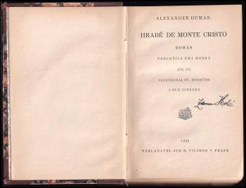 Alexandre Dumas: Hrabě de Monte-Cristo