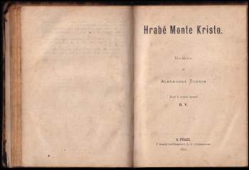 Alexandre Dumas: Hrabě Monte Kristo