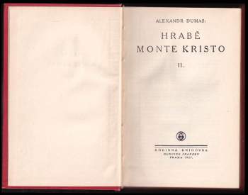 Alexandre Dumas: Hrabě Monte Kristo