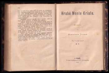 Alexandre Dumas: Hrabě Monte Kristo