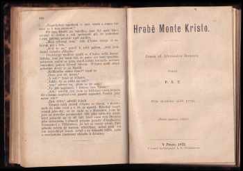 Alexandre Dumas: Hrabě Monte Kristo