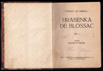 Pierre Alexis de Ponson du Terrail: Hraběnka de Blossac