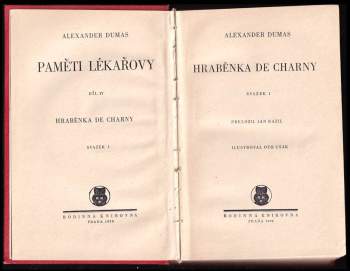 Alexandre Dumas: Hraběnka de Charny