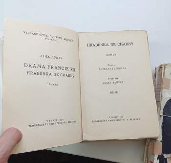 Alexandre Dumas: Hraběnka de Charny