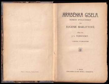 Eugenie Marlitt: Hraběnka Gisela