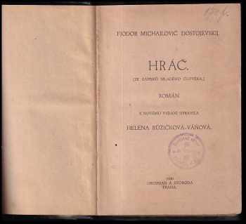 Fedor Michajlovič Dostojevskij: Hráč