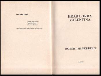 Robert Silverberg: Hrad lorda Valentina