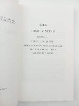 od Ježíše Terezie: Hrad v nitru