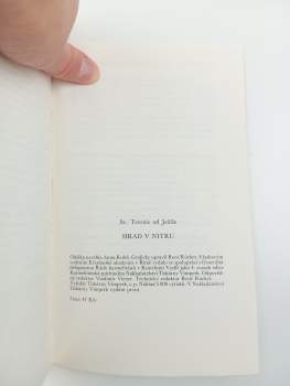 od Ježíše Terezie: Hrad v nitru