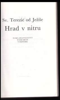 od Ježíše Terezie: Hrad v nitru