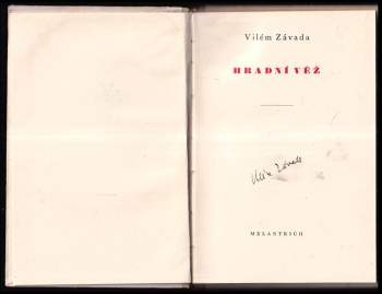 Vilém Závada: Hradní věž