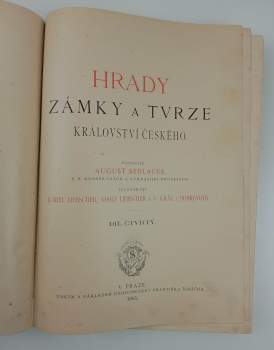August Sedláček: Hrady, zámky a tvrze Království českého
