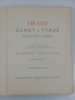 August Sedláček: Hrady, zámky a tvrze Království českého