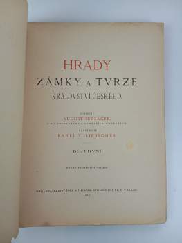 August Sedláček: Hrady, zámky a tvrze království českého