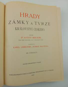 August Sedláček: Hrady, zámky a tvrze království českého