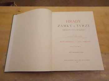 August Sedláček: Hrady, zámky a tvrze Království českého