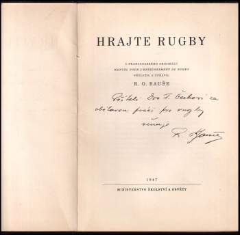 R. O Bauše: Hrajte rugby