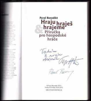 Pavel Benedikt: Hraju, hraješ, hrajeme