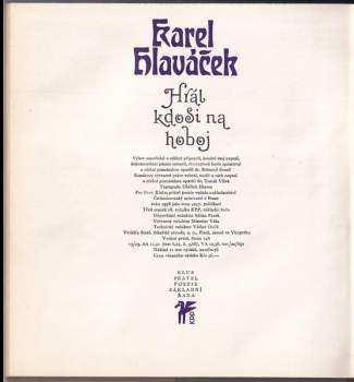 Karel Hlaváček: Hrál kdosi na hoboj