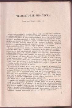 Ladislav Hosák: Hranice