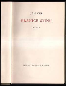 Jan Čep: Hranice stínu