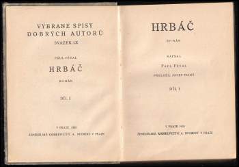 Paul Féval: Hrbáč