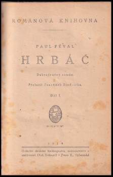 Paul Féval: Hrbáč