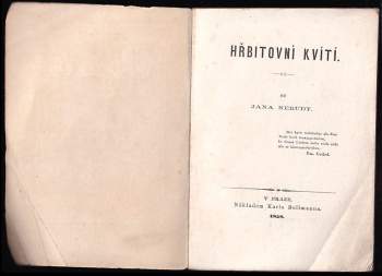 Jan Neruda: Hřbitovní kvítí