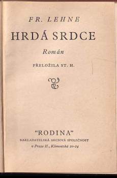 Fr Lehne: Hrdá srdce