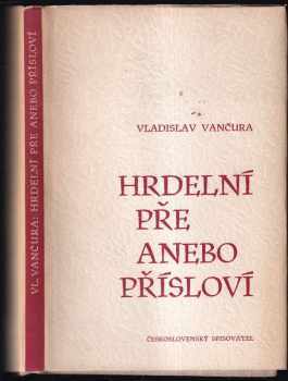 Hrdelní pře, anebo, Přísloví