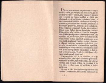 Thomas Carlyle: Hrdina jako božstvo