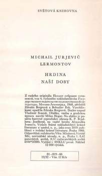 Michail Jur'jevič Lermontov: Hrdina naší doby