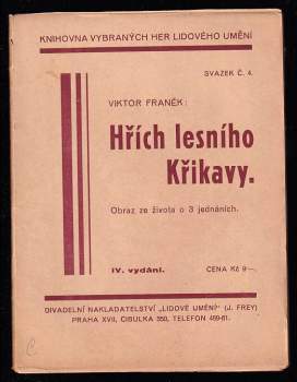 Hřích lesního Křikavy