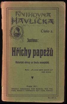 Marcus Iunianus Iustinus: Hříchy papežů