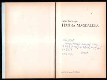 Lilian Faschinger: Hříšná Magdalena