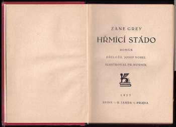 Zane Grey: Hřmící stádo