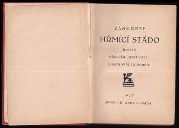 Zane Grey: Hřmící stádo