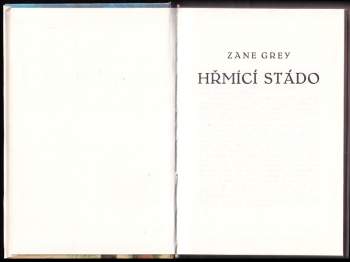 Zane Grey: Hřmící stádo