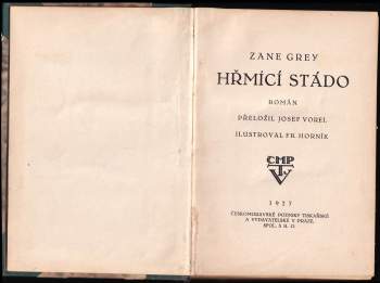 Zane Grey: Hřmící stádo