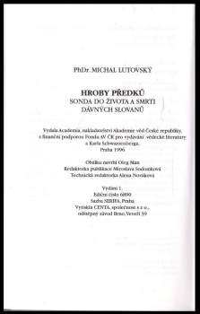 Michal Lutovský: Hroby předků