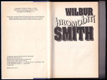 Wilbur A Smith: Hromobití