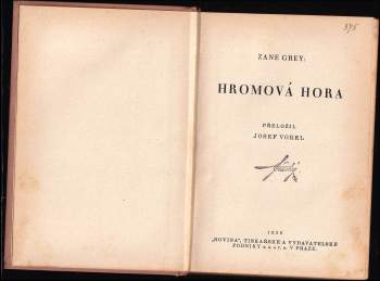 Zane Grey: Hromová hora